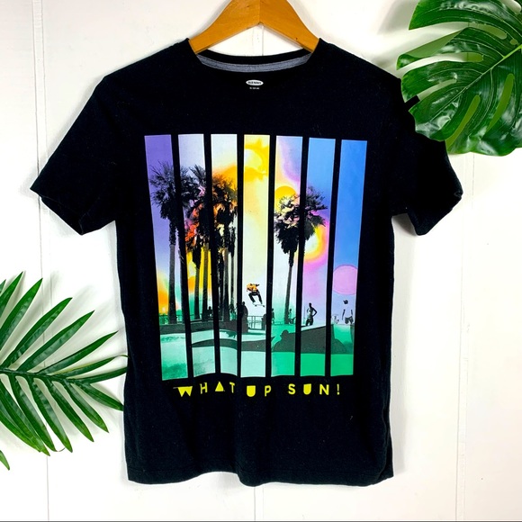 OLD NAVY Youth What’s Up Sun Graphic T Shirt XL - Picture 1 of 5